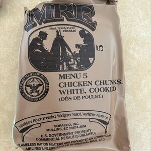 MRE (5) Menu 5 Chicken Chunks